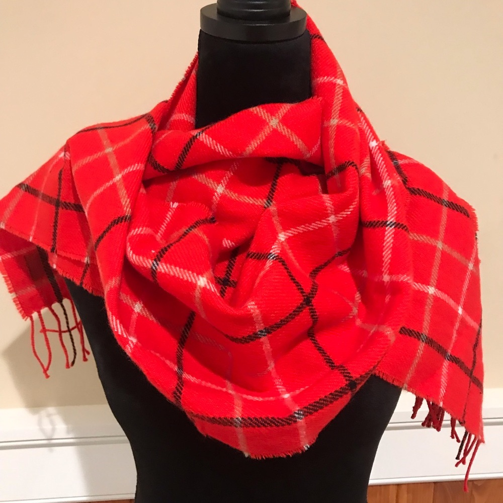 💐Calvin Klein Red Scarf 💐